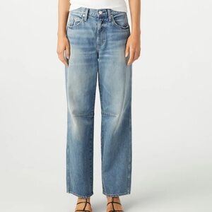 AMO Sandra Baggy Low Rise Loose Relaxed Cotton Blue Jeans Size 28